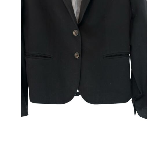J.Crew Schoolboy Blazer Black Office Career Preppy Academia Scholarly Small - Picture 4 of 9